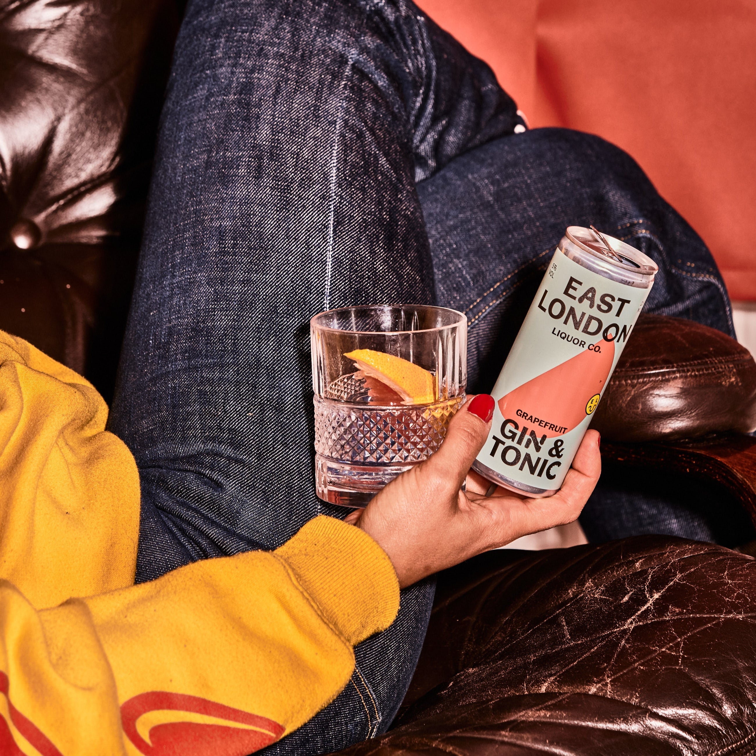 12 Cans of East London Grapefruit Gin& Tonic, 5% ABV