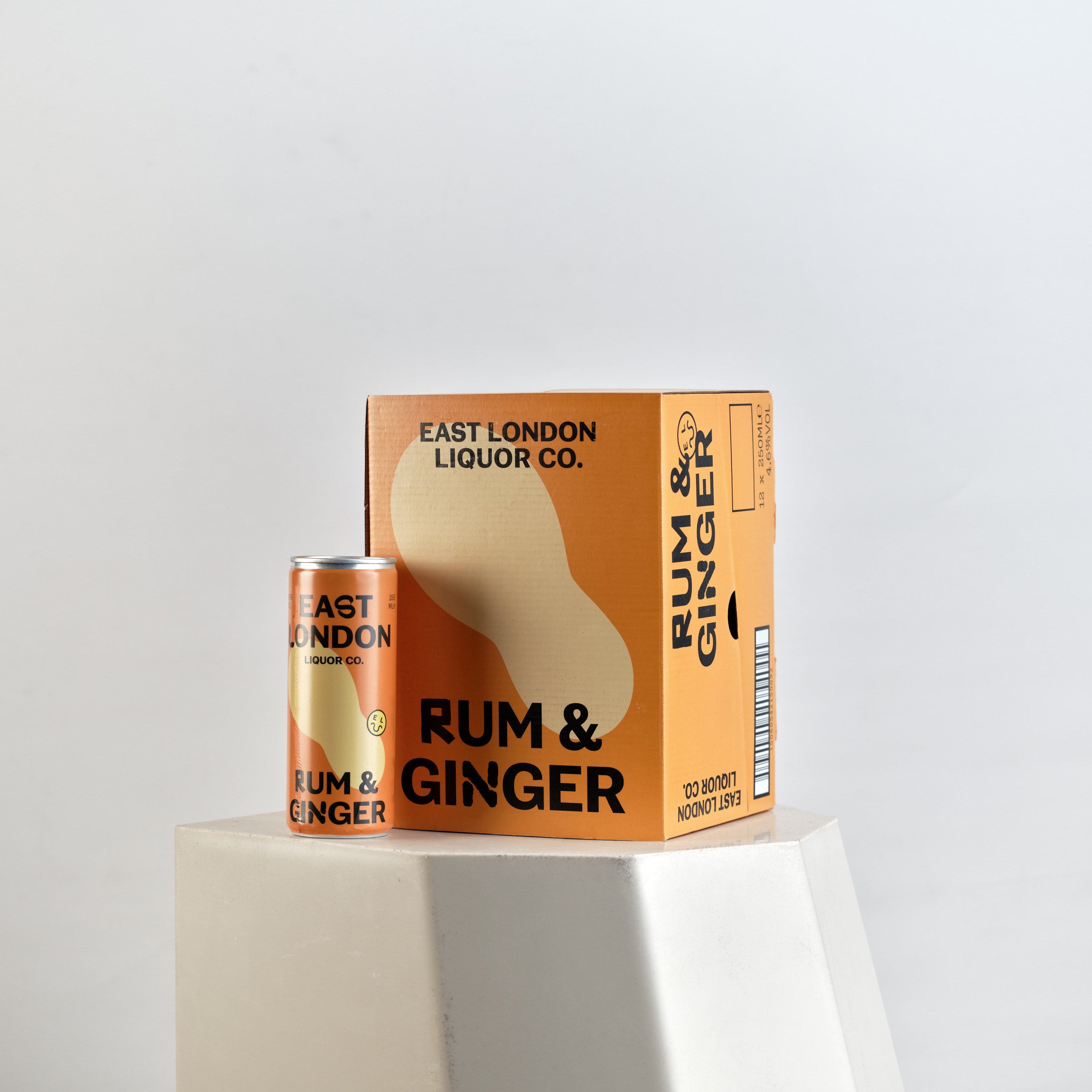 12 Cans of East London Rum & Ginger, 4.6% ABV