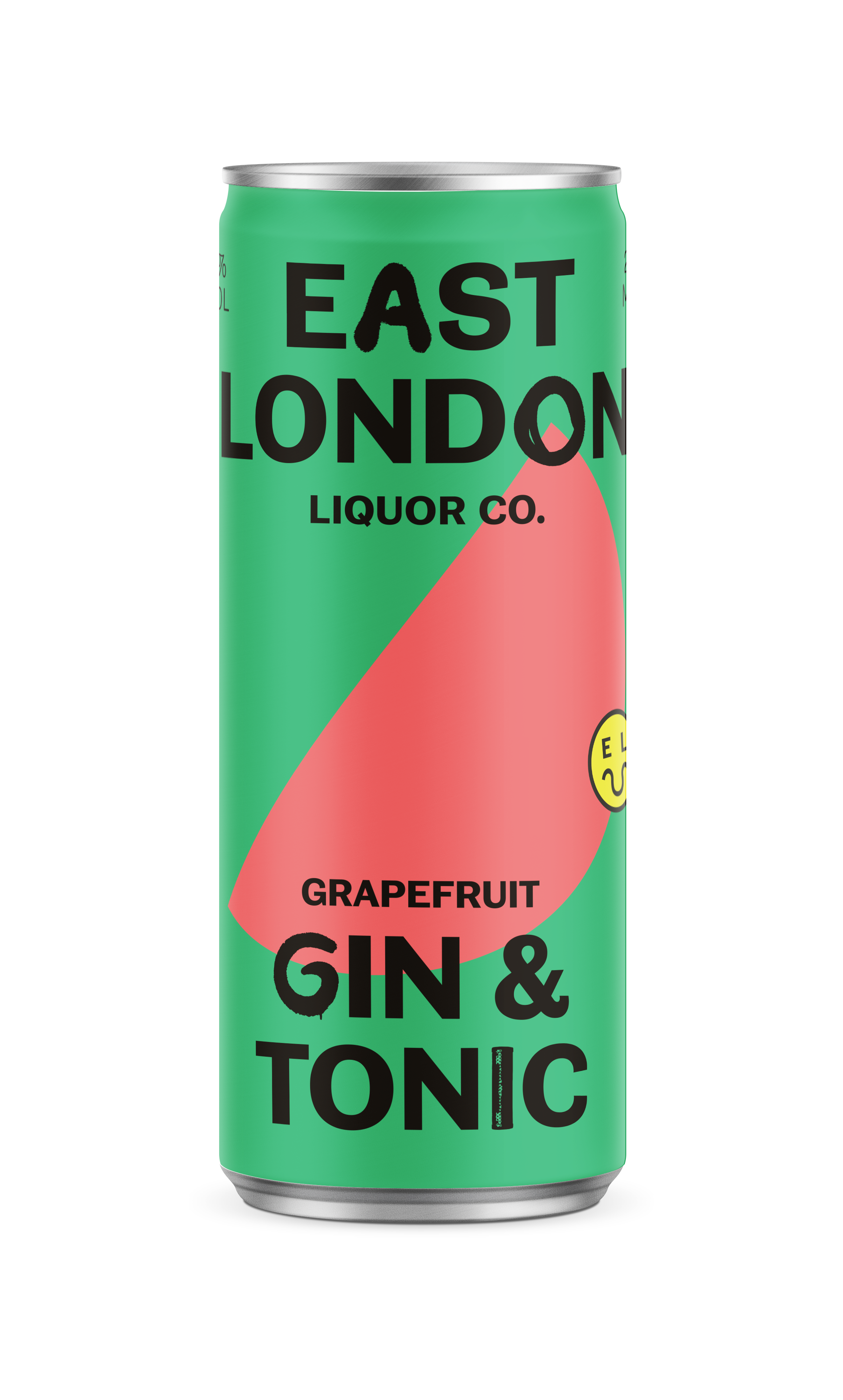 12 Cans of East London Grapefruit Gin& Tonic, 5% ABV