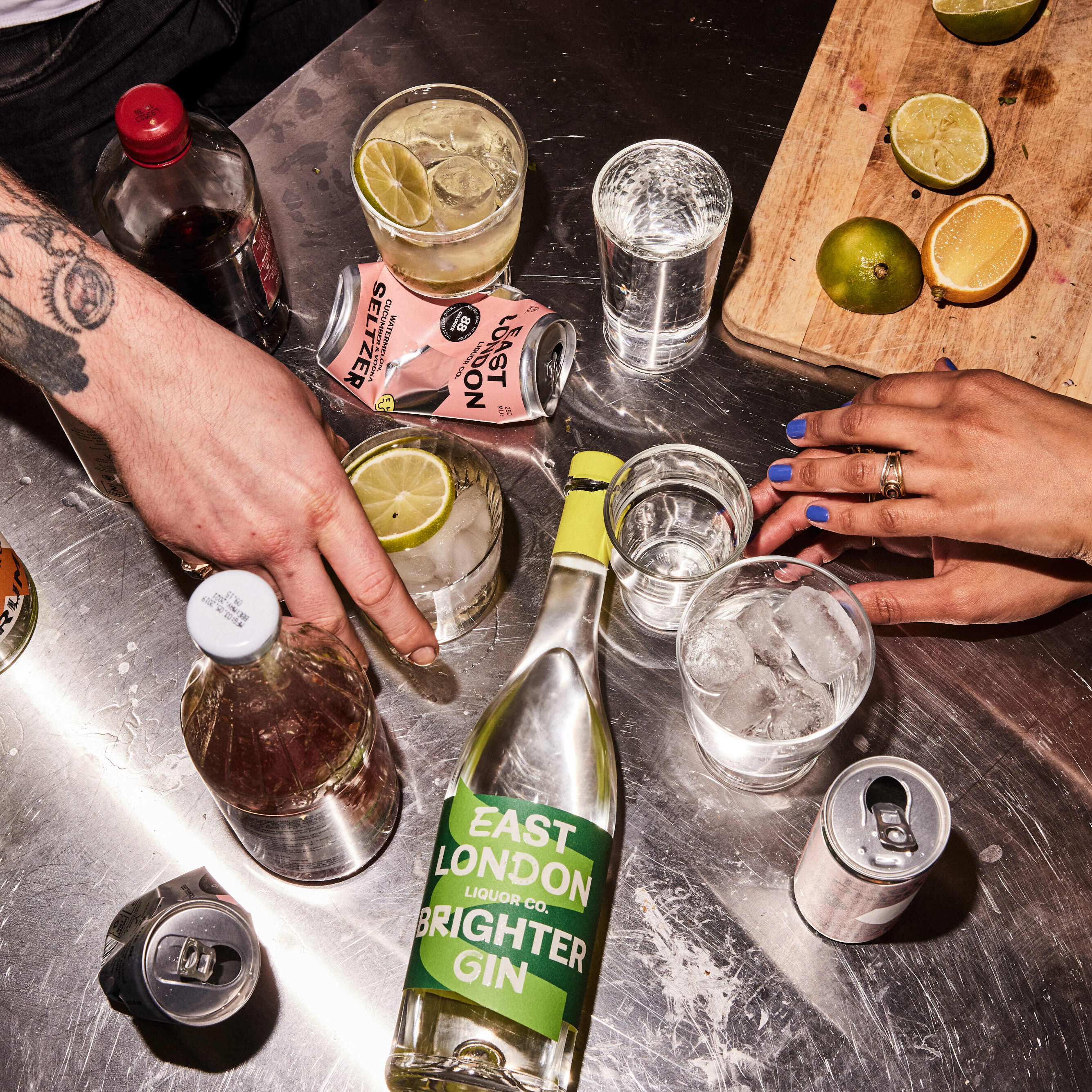 East London Brighter Gin, 45% ABV