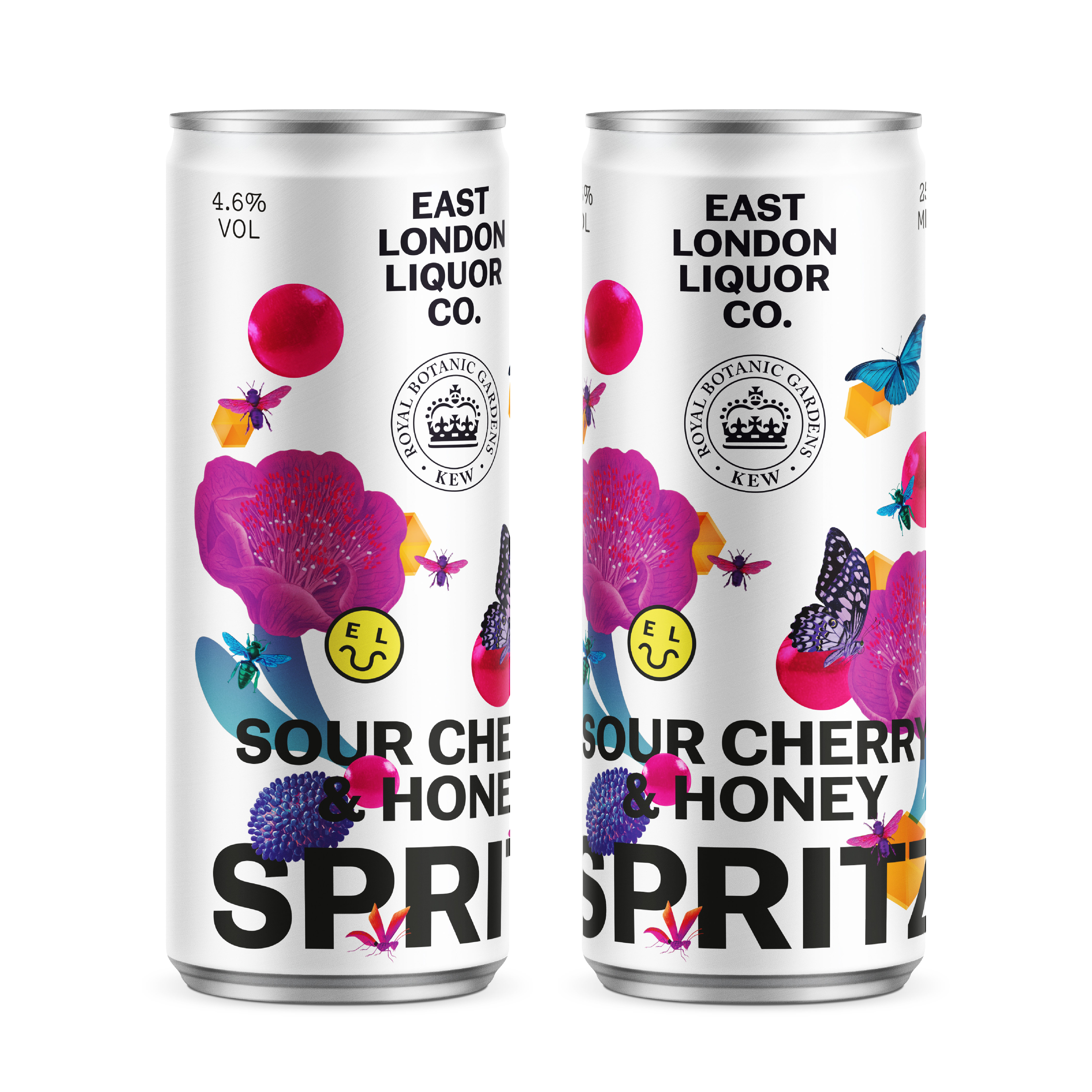 12 Cans Of East London Sour Cherry & Honey Spritz 4.6% ABV