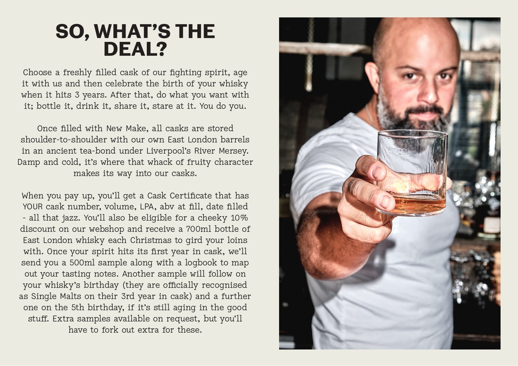 Whole Cask: Your Single Malt, NEOC M+ Regenerated French Oak Cask