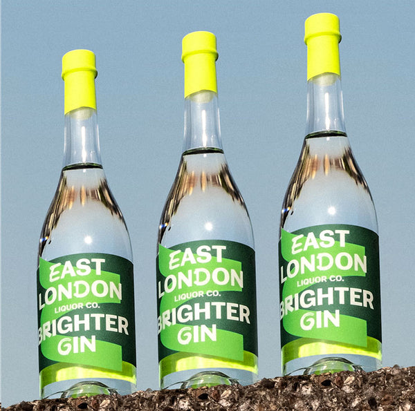 East London Liquor Brighter Gin Bottles
