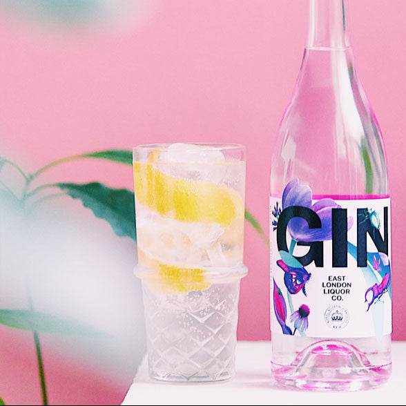 East London Liquor and Royal Botanic Gardens, Kew Gin Bottle