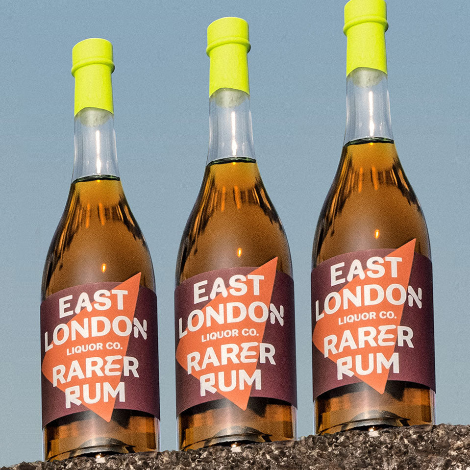 East London Liquor Rarer Rum Demerara Guyana Bottles