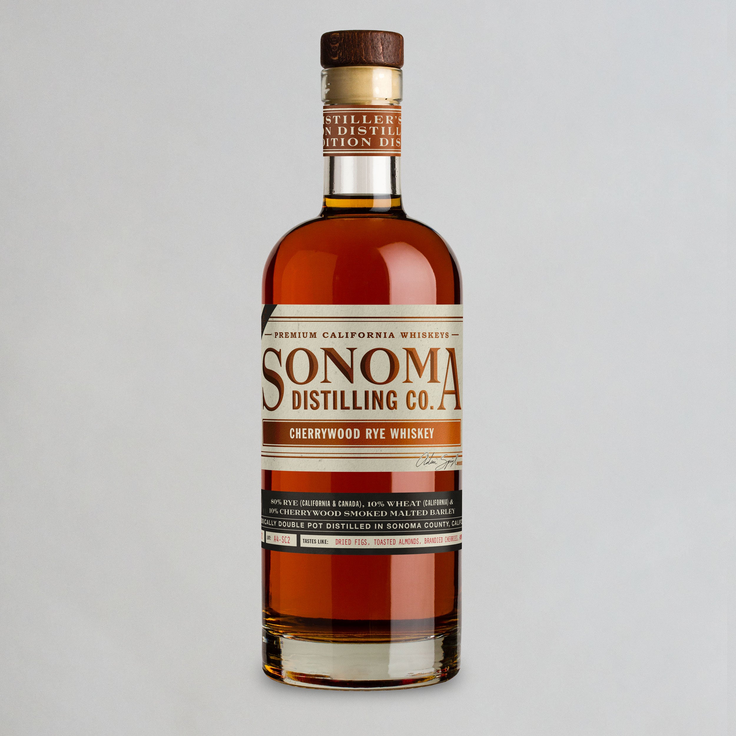 SONOMA RYE-70CL-46.5% ALC.- RYE WHISKEY